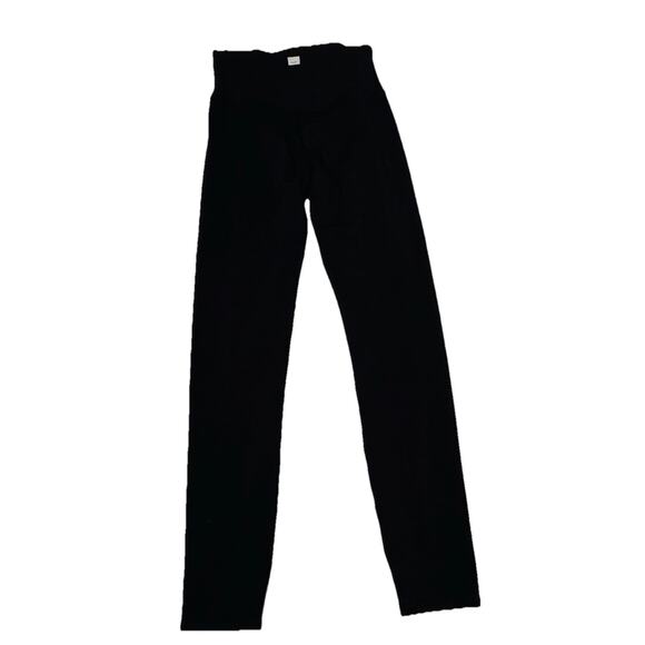 Vuori Womens Rib Studio Black Logo Leggings Sz S - Picture 1 of 5